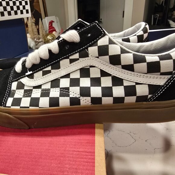 VANS Old Skool Fat Lace Checker Black VN0A2Z42BM8 Mens US Size 13 Rare NEW - Picture 1 of 14